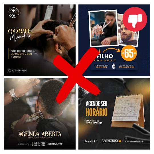 Exemplo de vídeo ruim